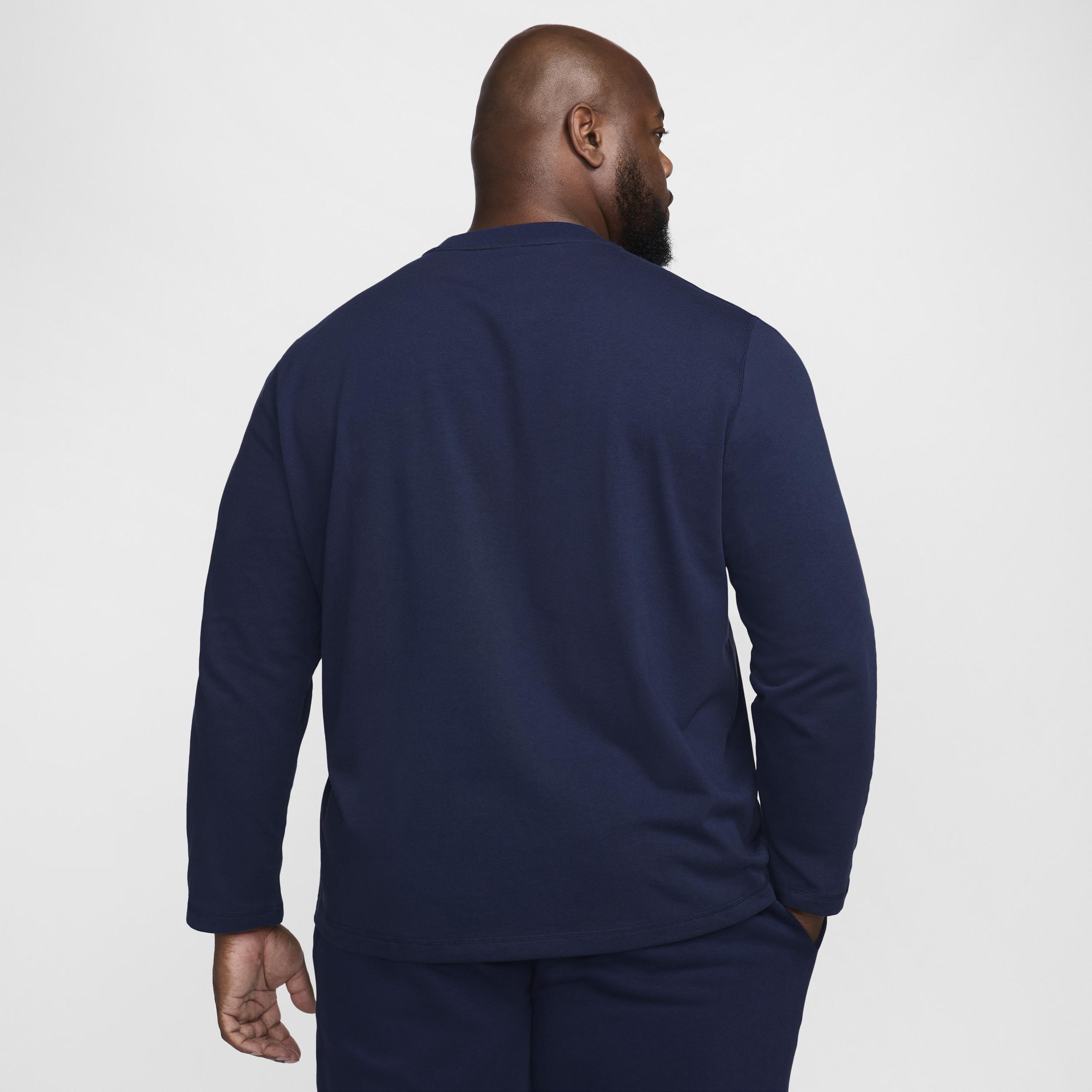 Nike Men's Club Long-Sleeve Henley Product Image