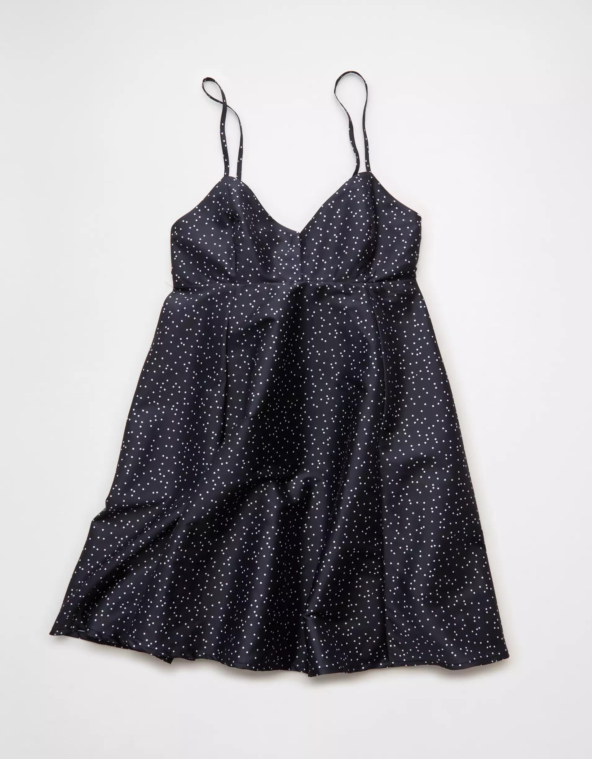 AE Bow Back Babydoll Mini Dress Product Image