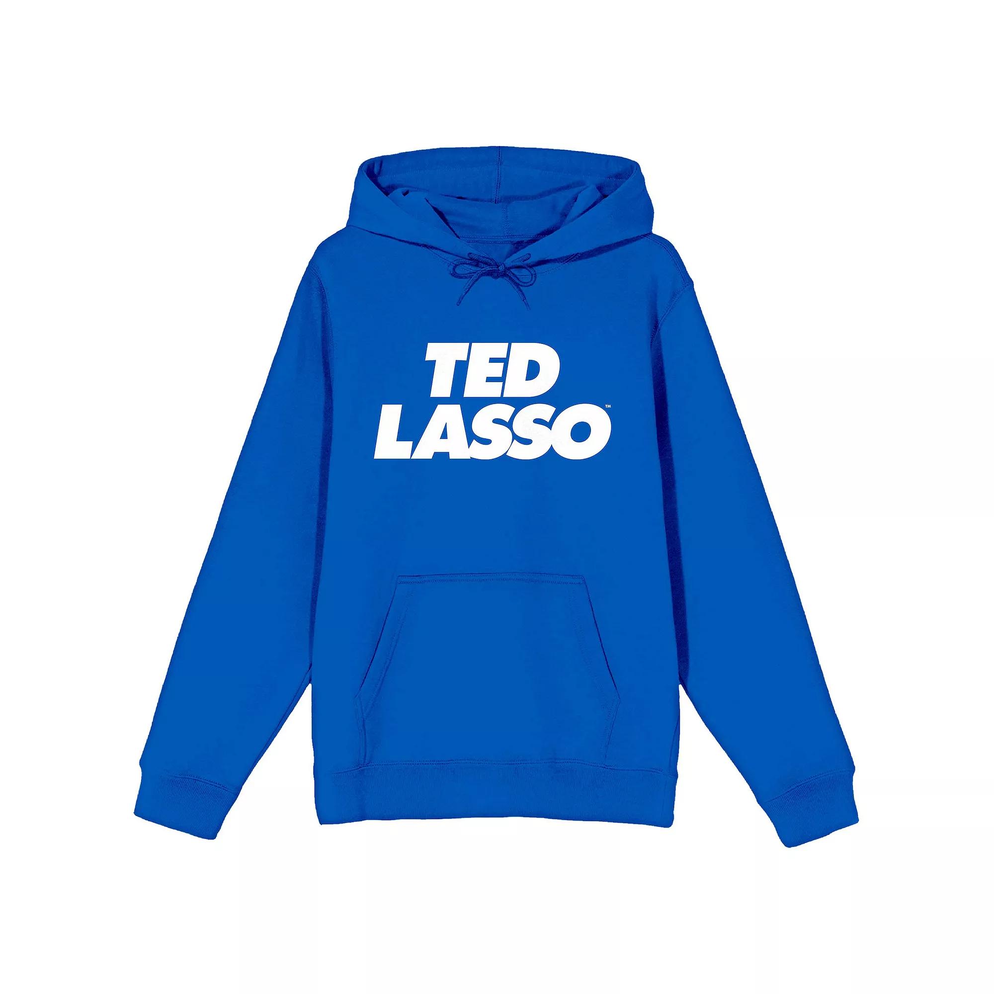 Men's Ted Lasso Title Hoodie, Size: Medium, Blue Product Image