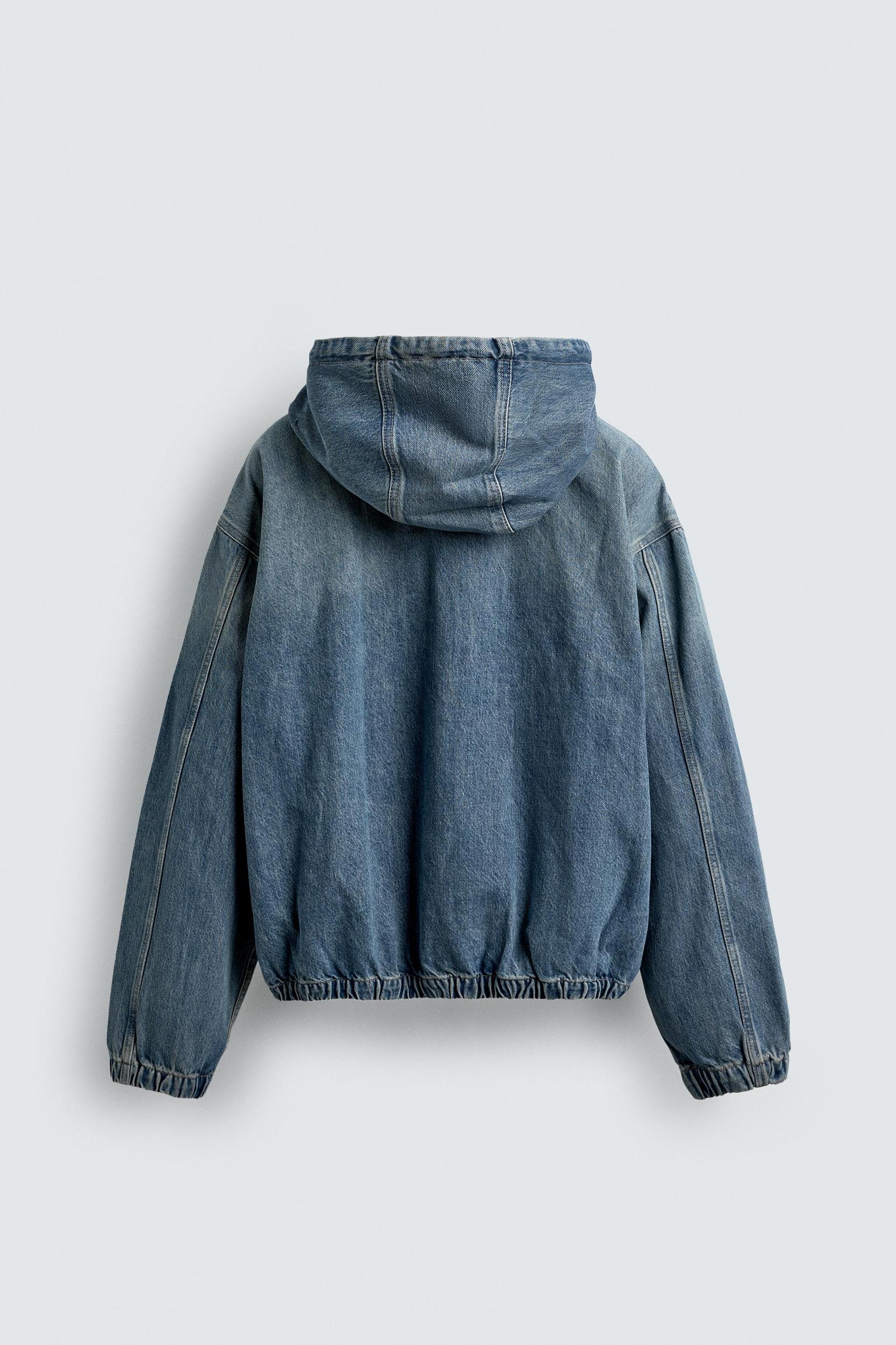 WASHED HOODED JACKET Product Image