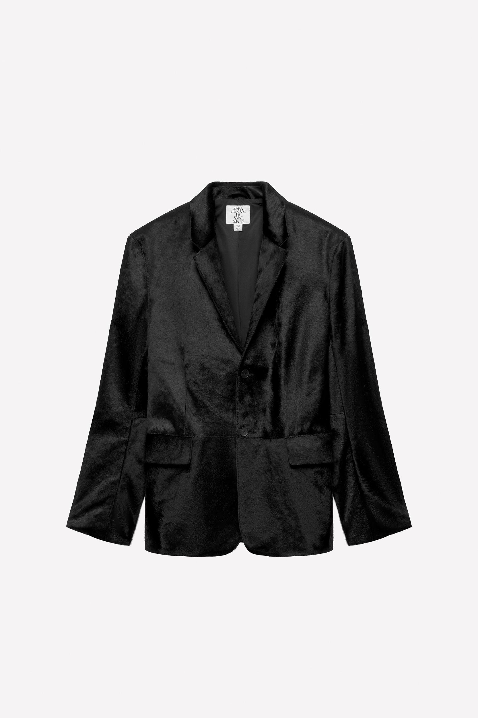 LEATHER FUR BLAZER LUDOVIC DE SAINT SERNIN x ZARA Product Image