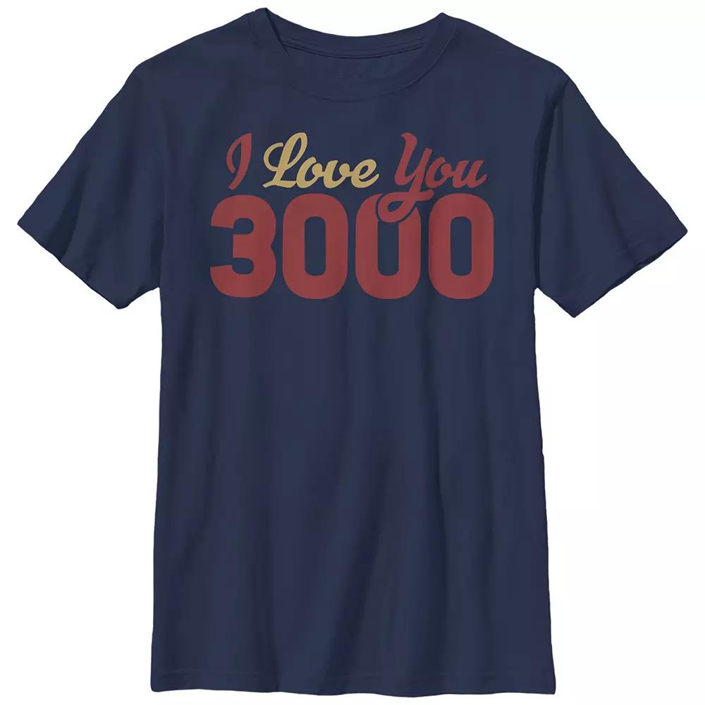 Boys 8-20 Husky Marvel Iron Man I Love You 3000 Graphic Tee, Boy's,  Product Image