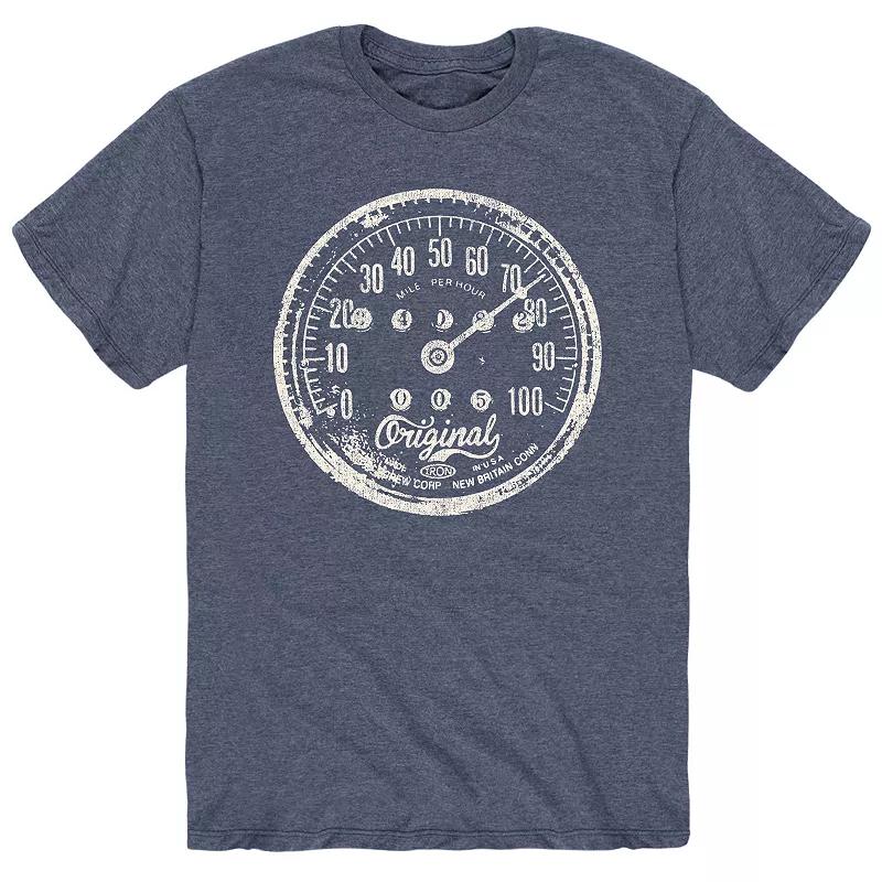 Men's Vintage Motorcycle Speedometer Tee,  Product Image