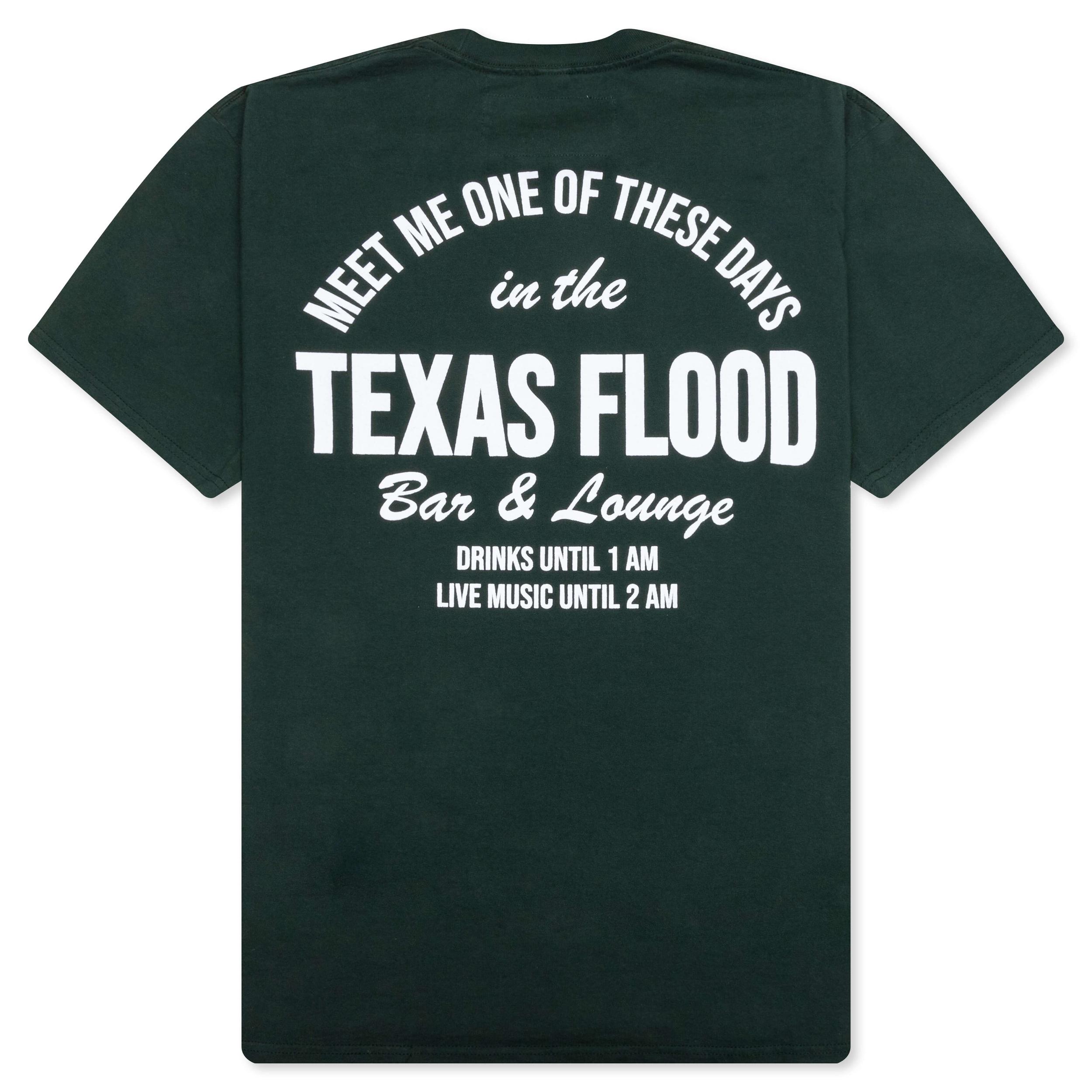 Texas Flood T-Shirt - Washed Forest Green Male Product Image