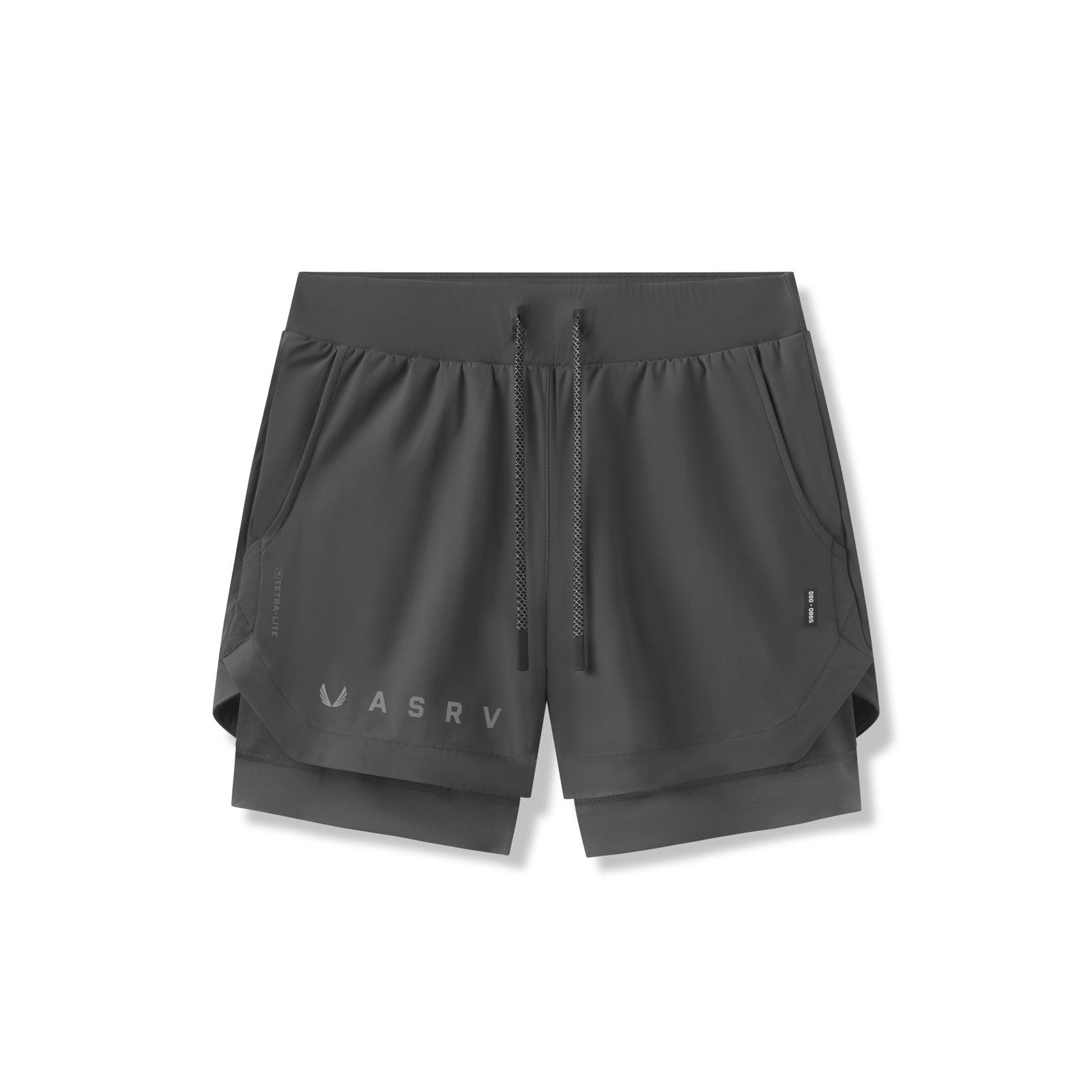 0865. Tetra-Lite® 5" Liner Short - Space Grey "Reflective Classic" Male Product Image