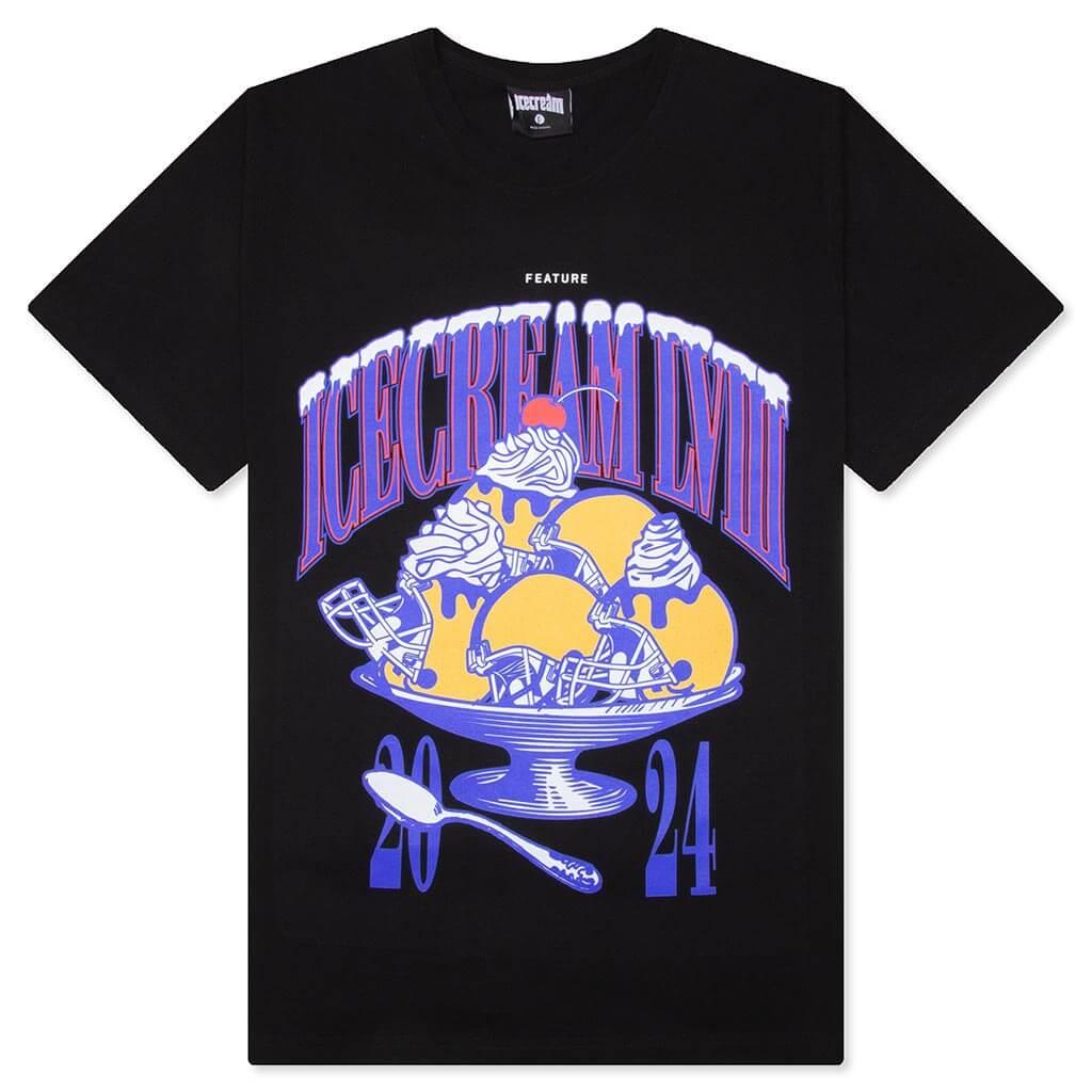Feature x Icecream Super Bowl Short Sleeve Tee - Black Male Product Image