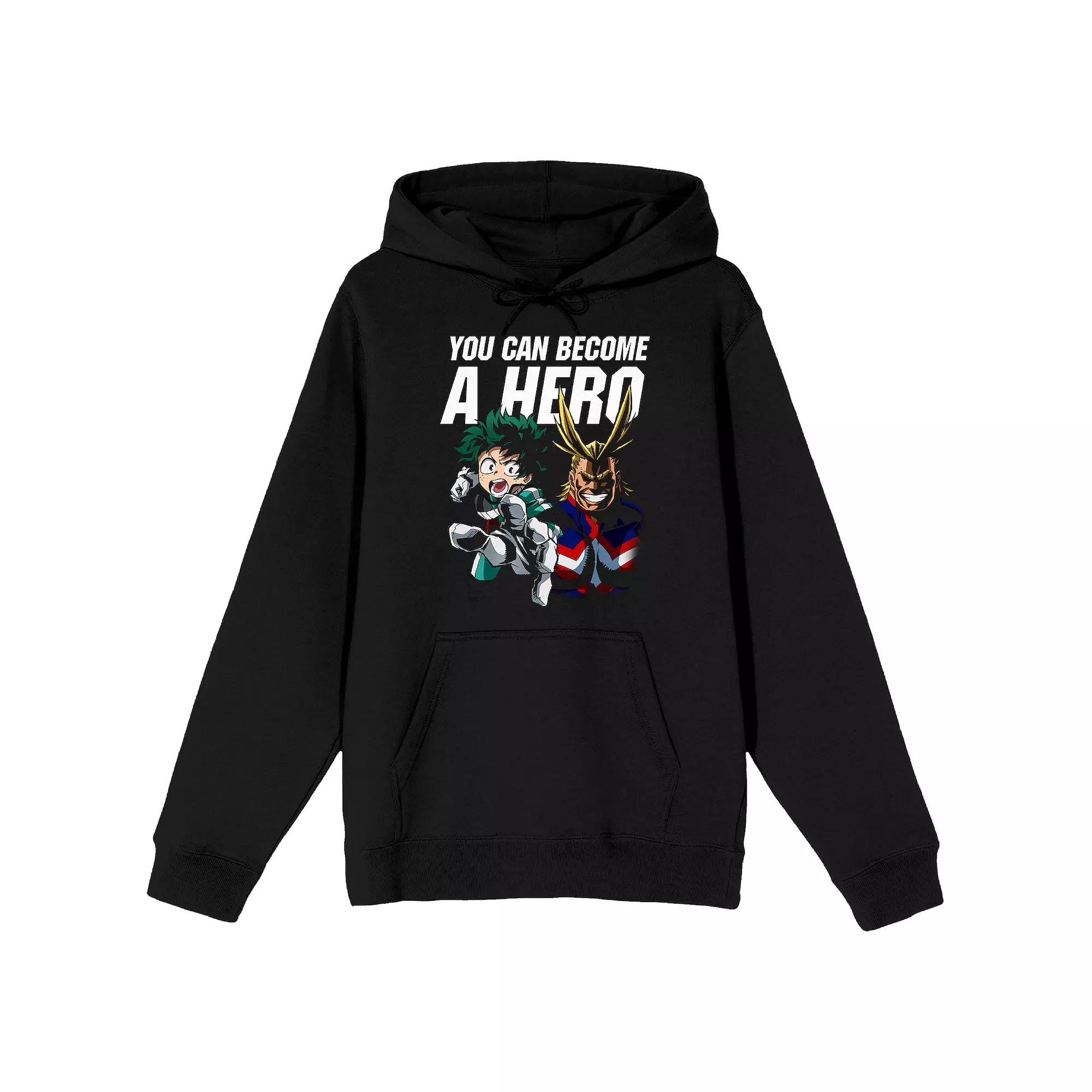 Men's My Hero Academia Hoodie, Size: Medium, Black Product Image