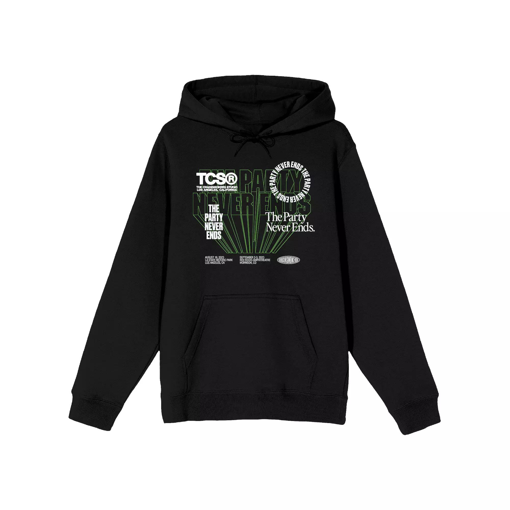 Men's The Chainsmokers Party Never Ends Graphic Hoodie,  Product Image
