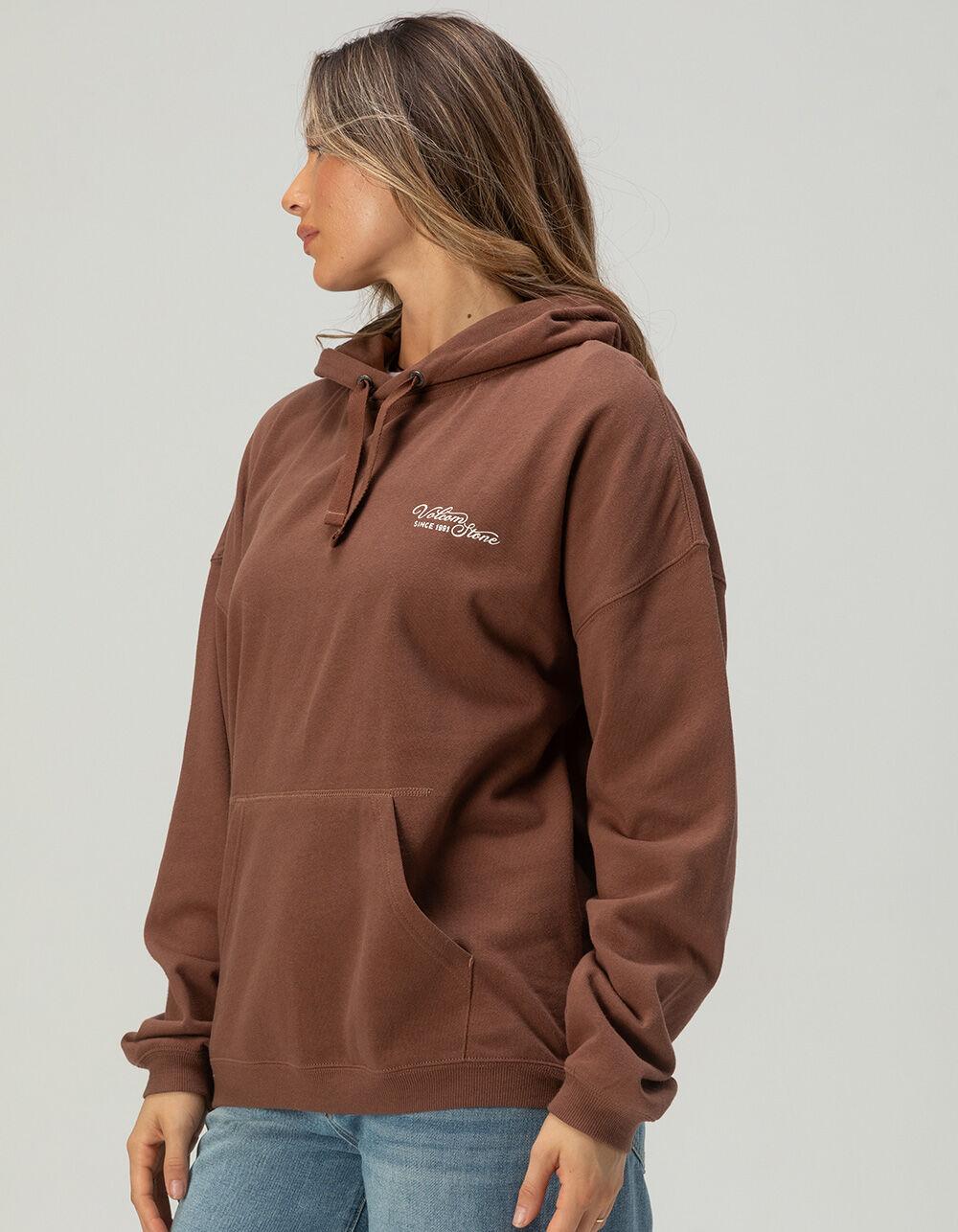 VOLCOM Gold In Hour Womens Hoodie - BROWN Product Image