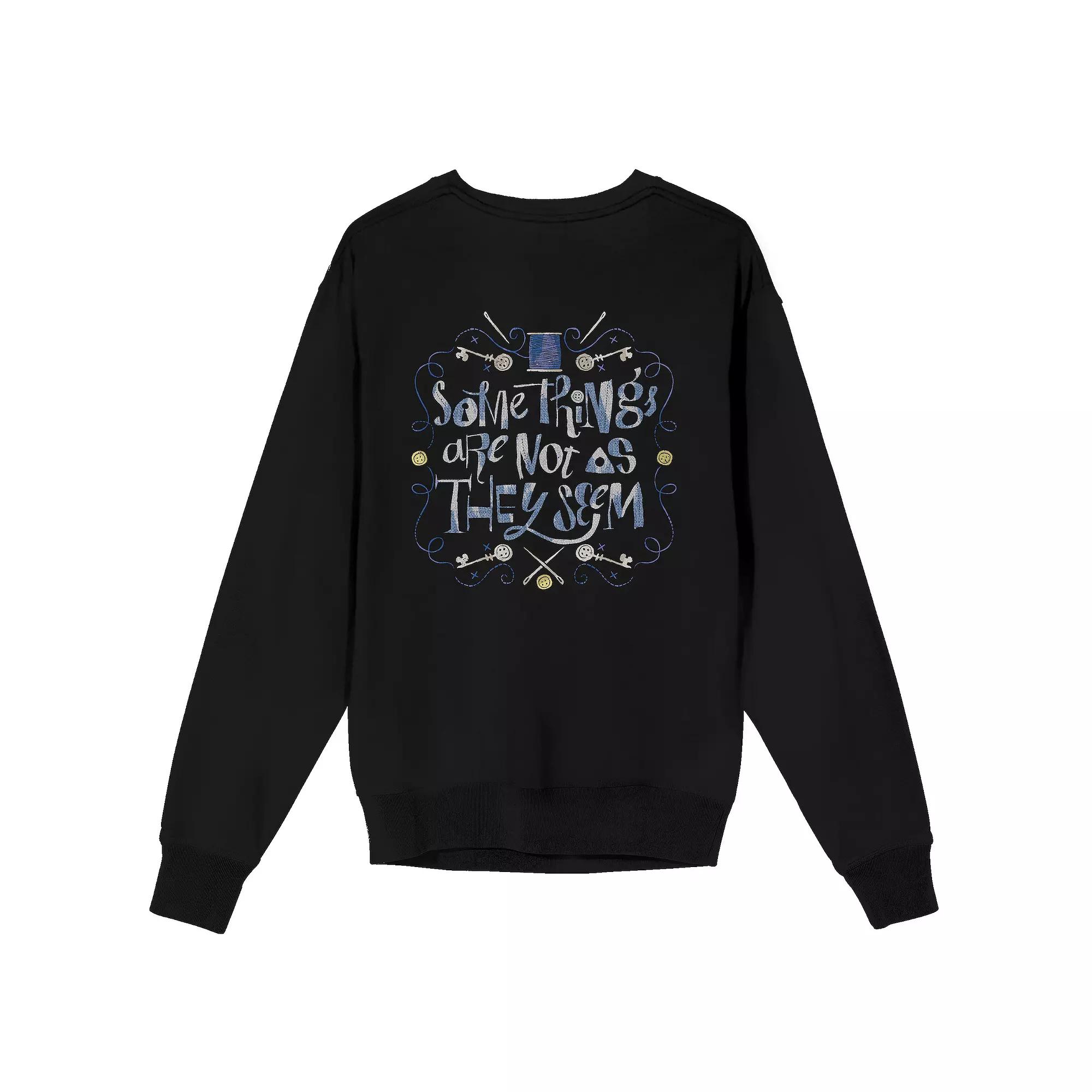 Men's Coraline Some Things Are Not As They Seem Graphic Sweatshirt,  Product Image