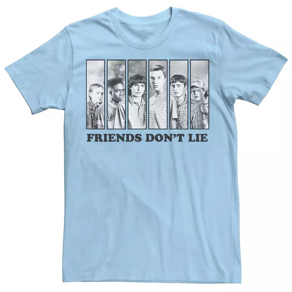 Men's Stranger Things Friends Don't Lie Group Graphic Tee,  Product Image