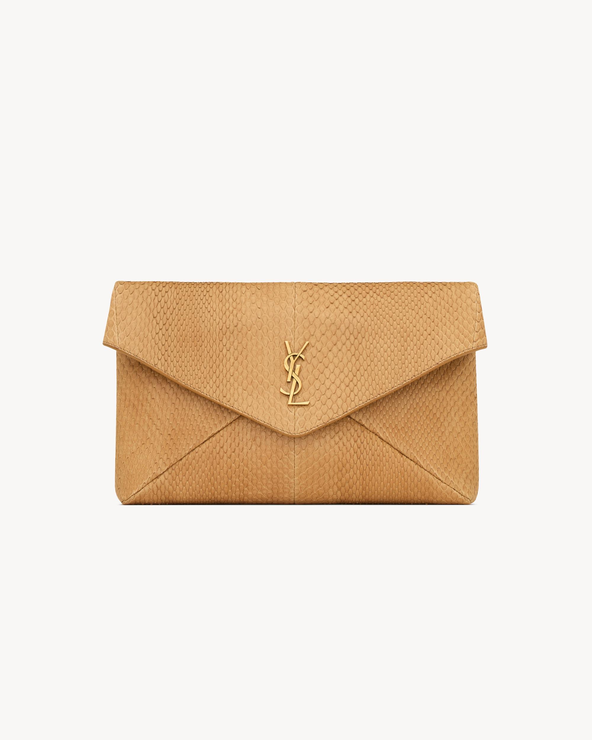 CASSANDRE large envelope clutch in python Product Image