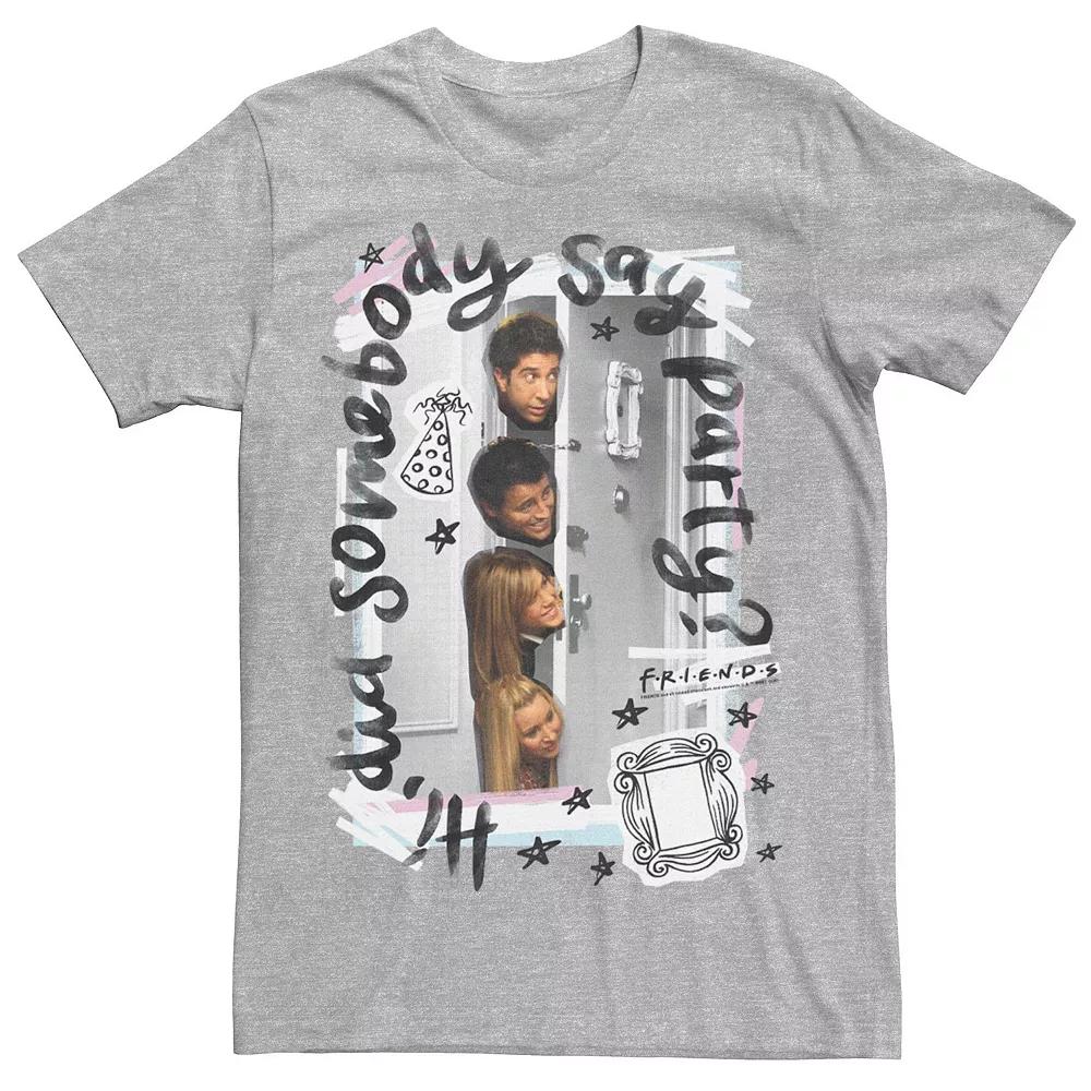 Men's Friends Hi Did Somebody Say Party Group Shot Tee,  Product Image