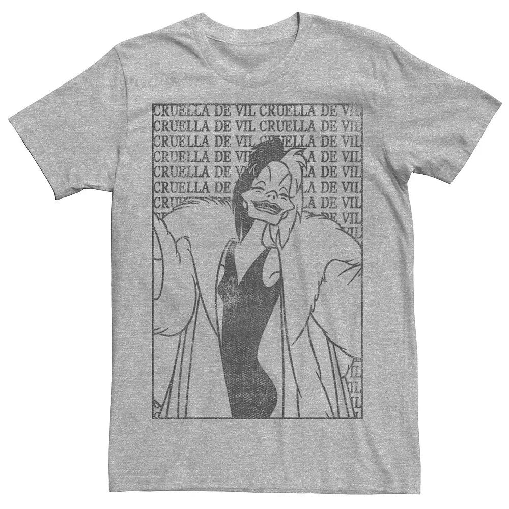 Disney's Dalmatians Cruella Card Poster Men's Tee,  Product Image