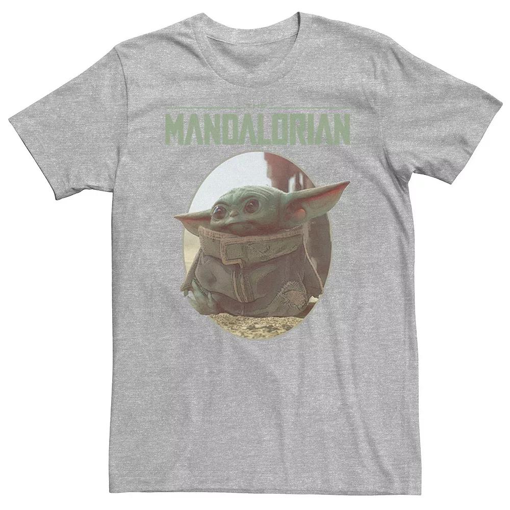 Men's Star Wars The Mandalorian The Child Circle Portrait Tee,  Product Image