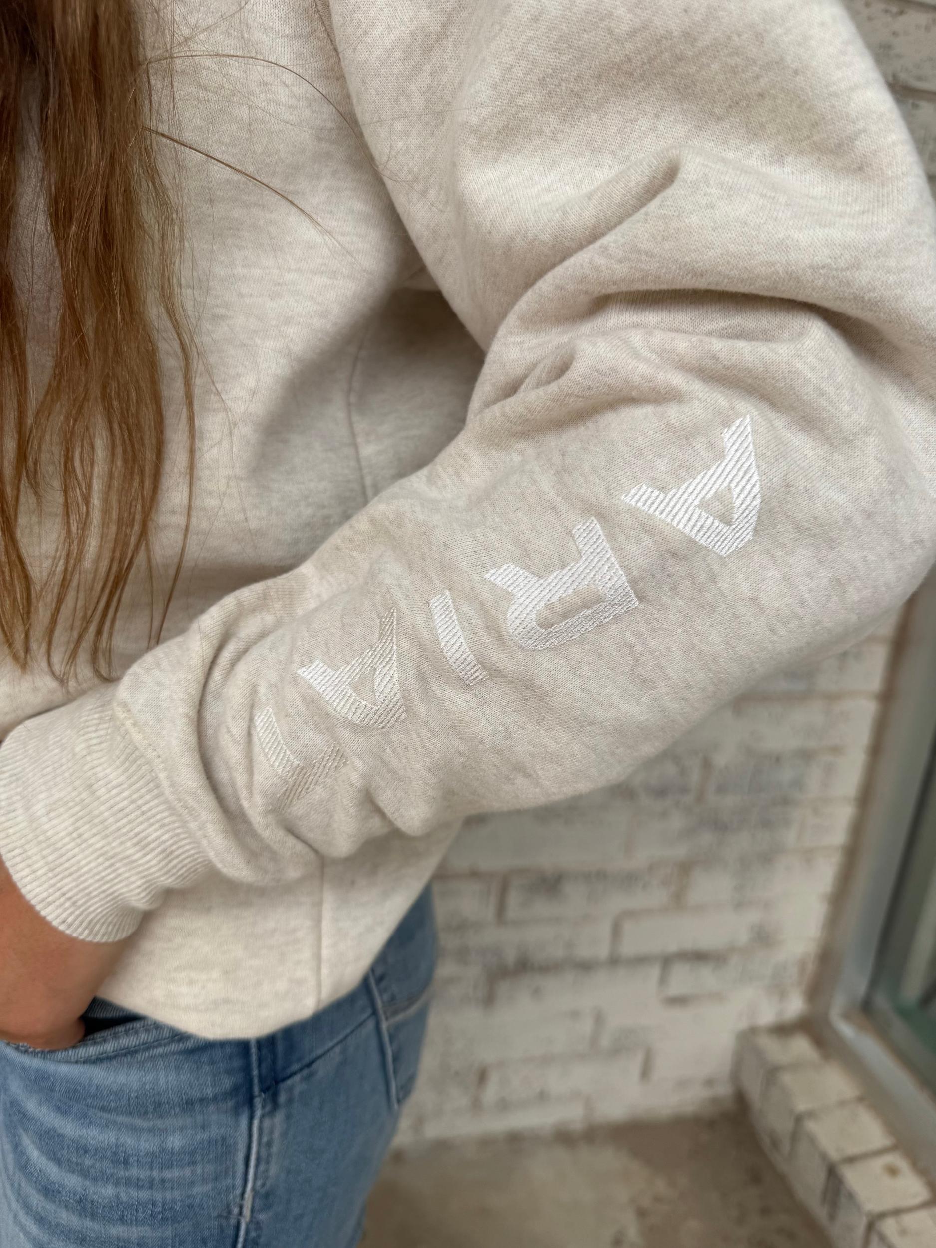 Women's Ariat Oatmeal Hoodie Female Product Image