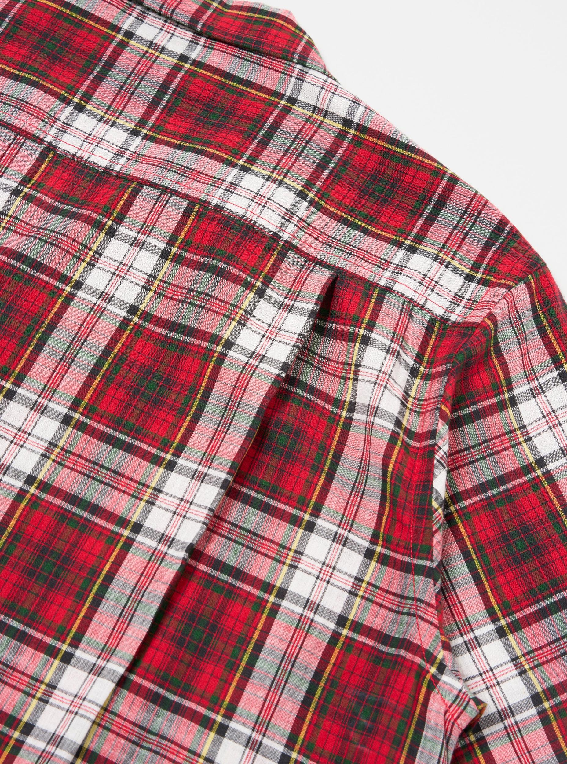 Short Pyjama Set in Red Madras Check Product Image