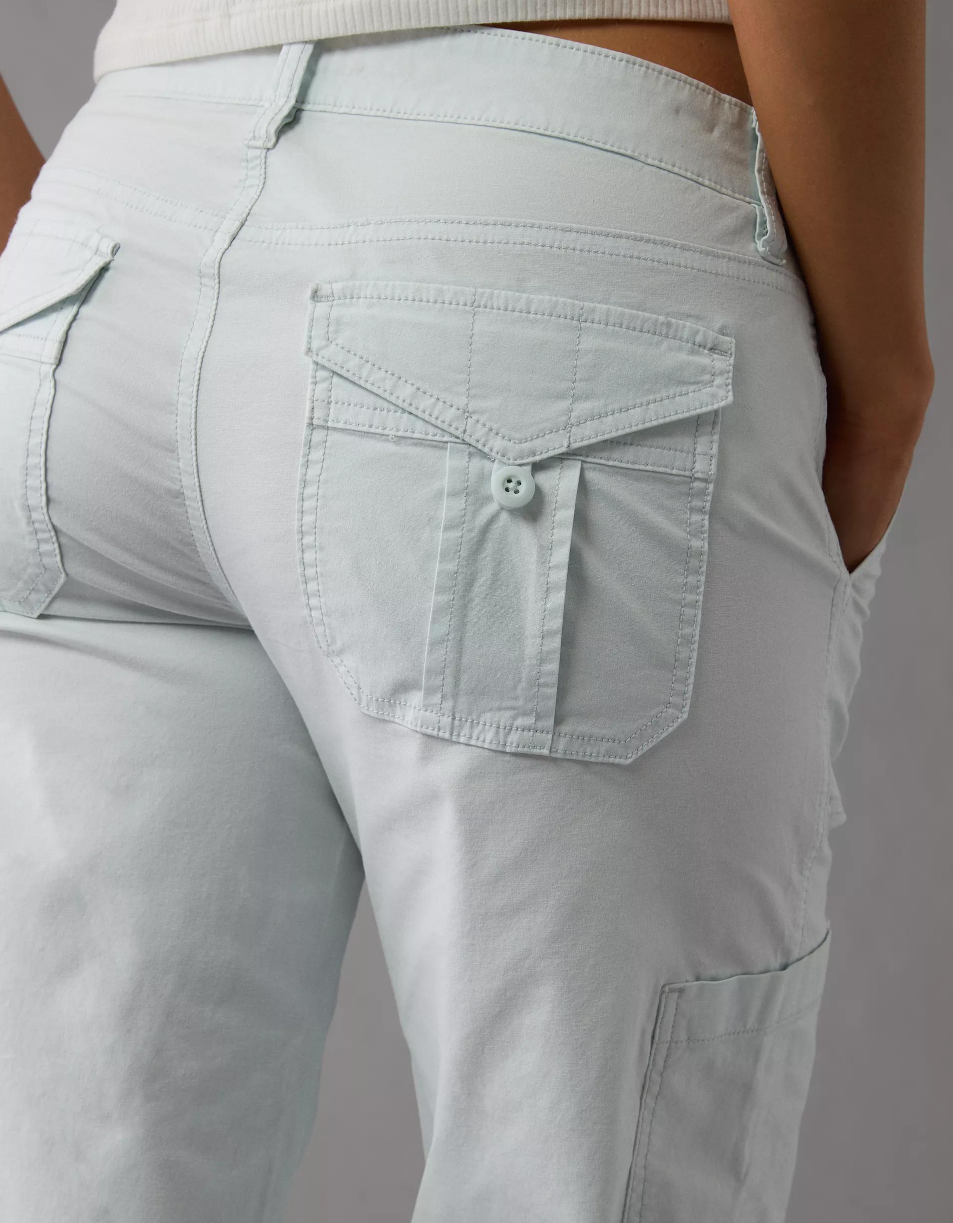 AE Stretch Low-Rise Straight Crop Pant Product Image