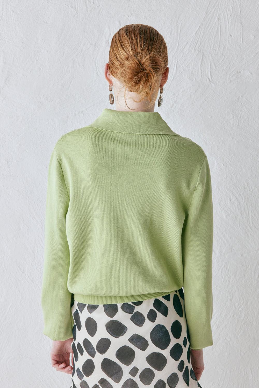 Tyra Knit Jumper Lime Product Image