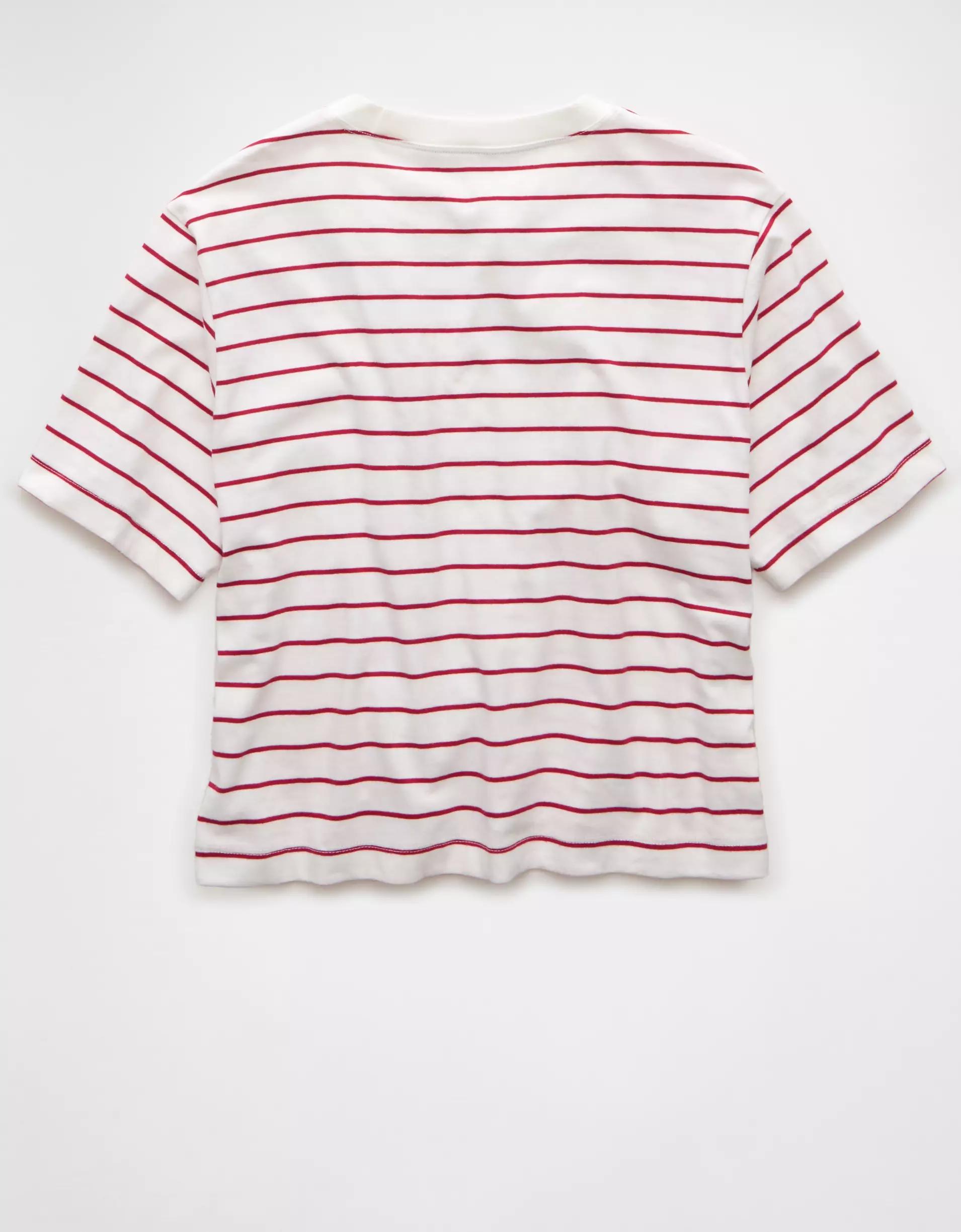 AE Boxy Striped T-Shirt Product Image