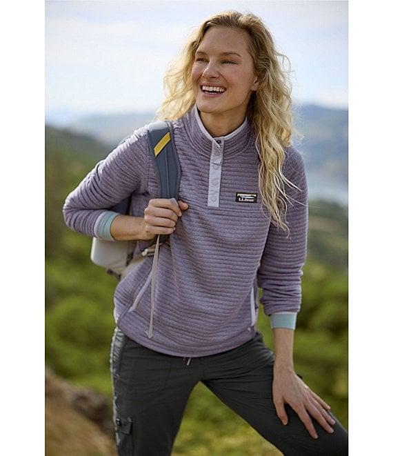 L.L.Bean Woven Thermal Efficient Airlight Knit Pullover Product Image