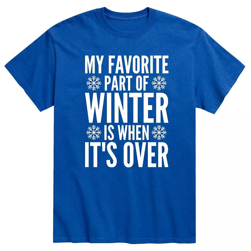 Men's Fav Part When Winter Is Over Tee,  Product Image
