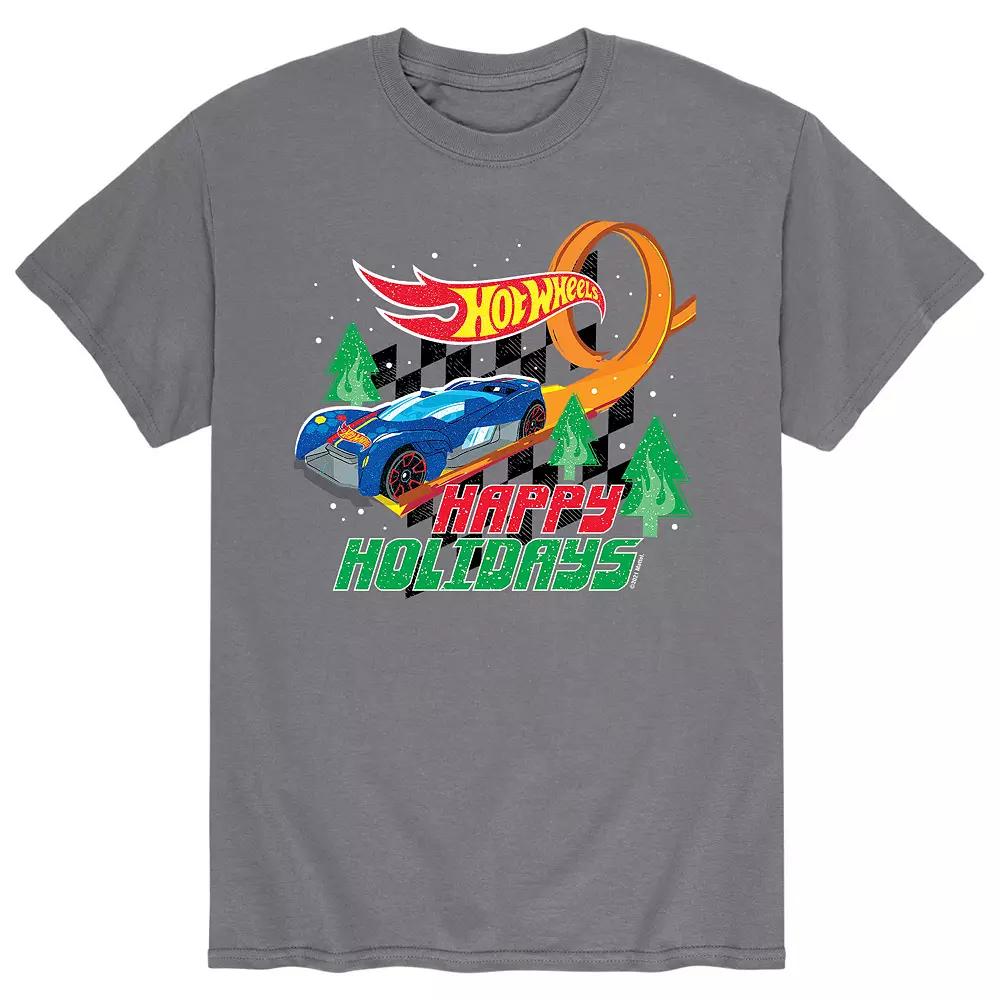Men's Hot Wheels "Happy Holidays" Track Loop Tee,  Product Image