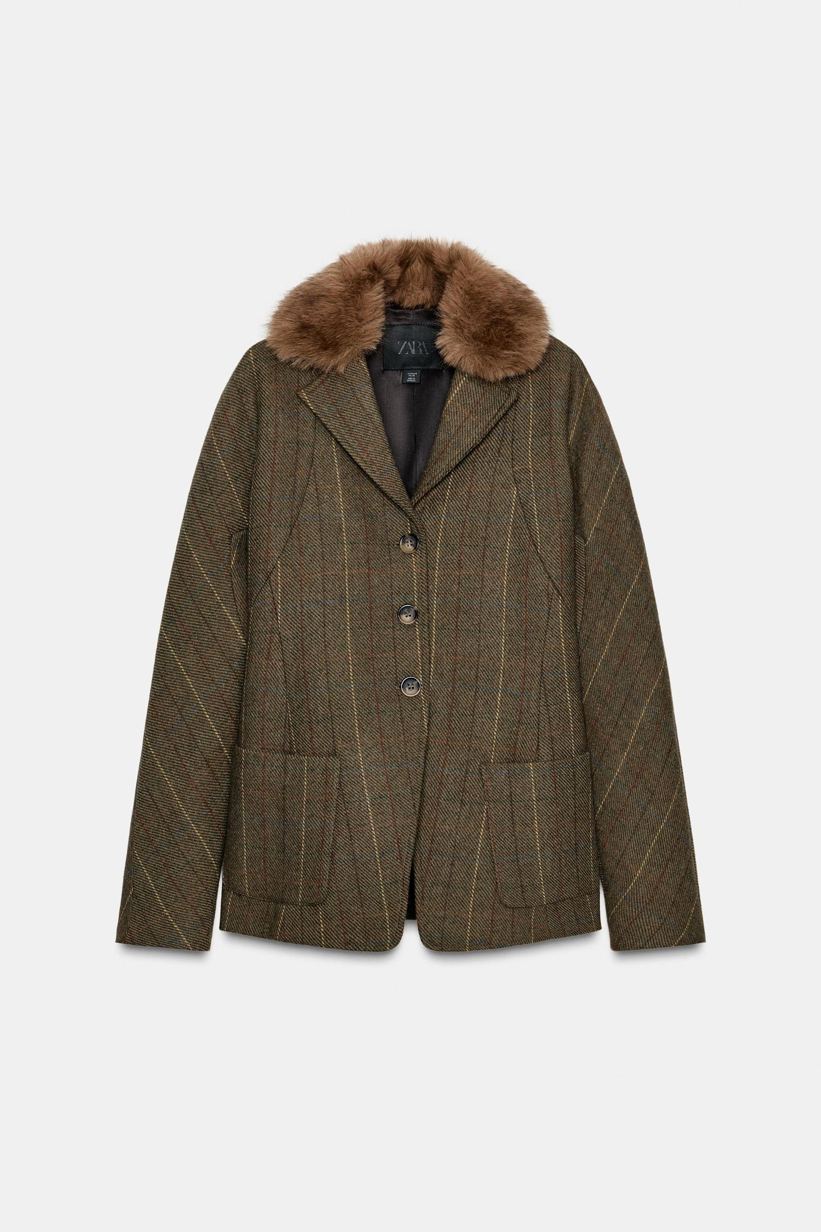 WOOL BLEND BLAZER ZW COLLECTION Product Image