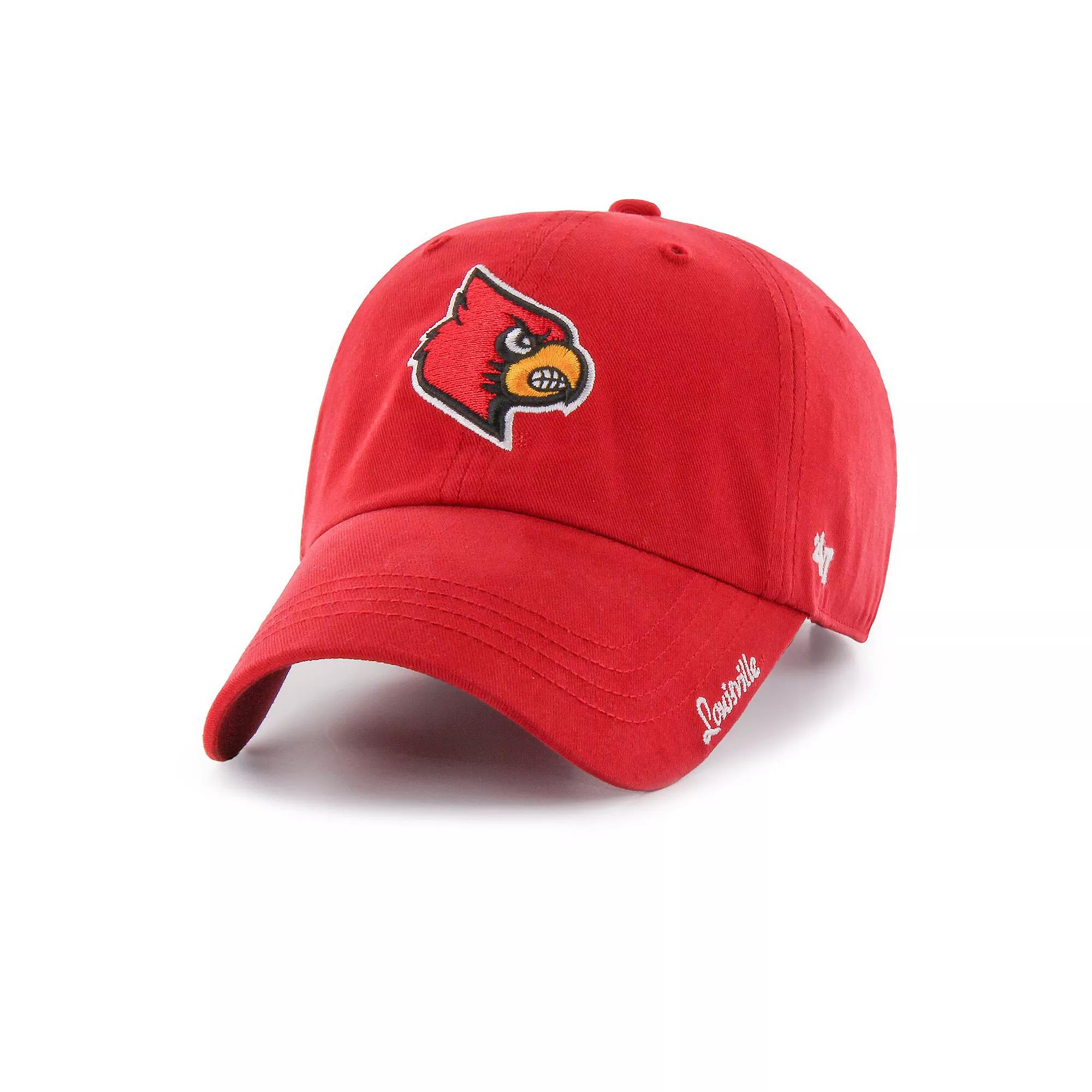 Women's '47 Red Louisville Cardinals Miata Clean Up Logo Adjustable Hat Product Image