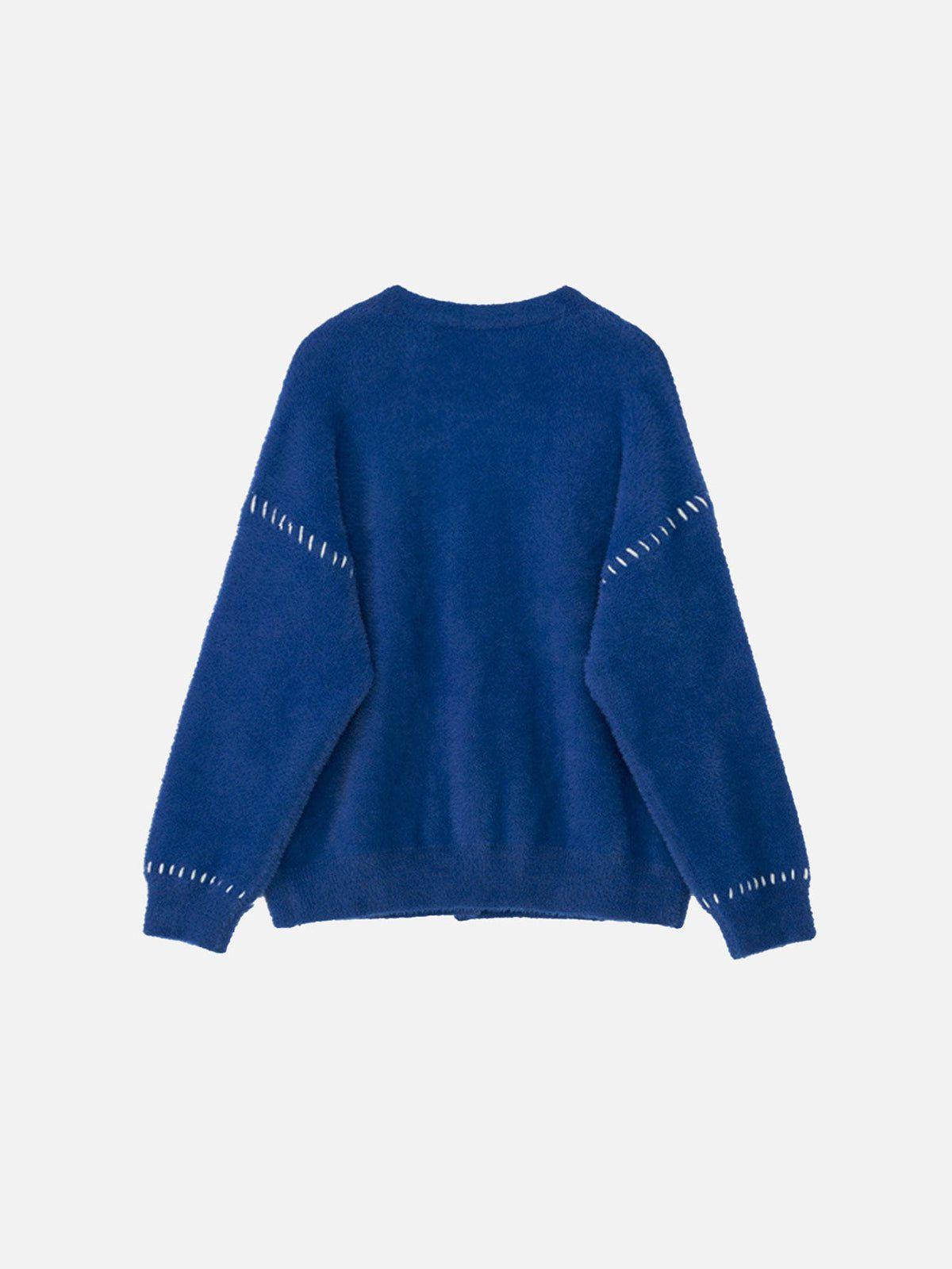 Aelfric Eden Polar Bear Fuzzy Cardigan Product Image