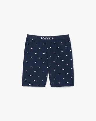 Straight Fit Printed Pyjama Shorts Product Image