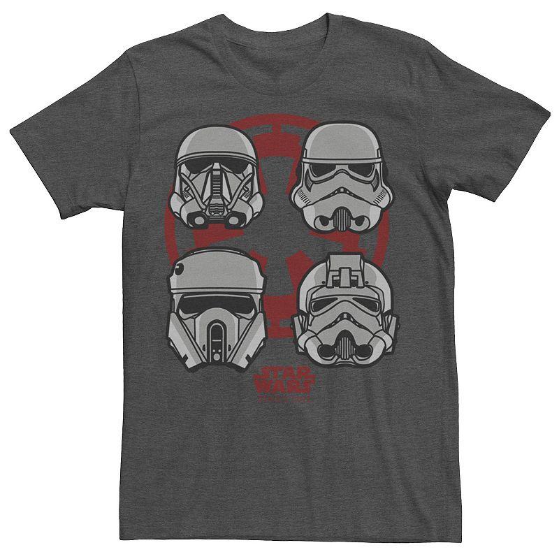 Men's Star Wars Rogue One Stormtrooper Helmet Empire Logo Tee,  Product Image