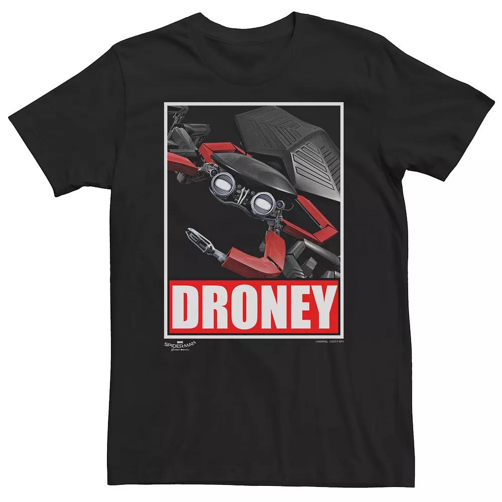 Big & Tall Marvel Spider-Man Homecoming Droney Graphic Tee, Men's,  Product Image
