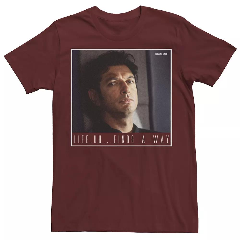 Men's Jurassic Park Ian Malcolm Life Finds A Way Tee,  Product Image