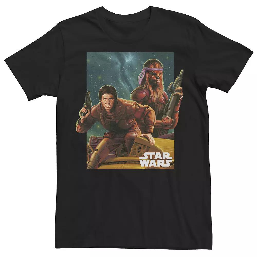 Men's Star Wars Han Chewie Universe Artwork Tee,  Product Image