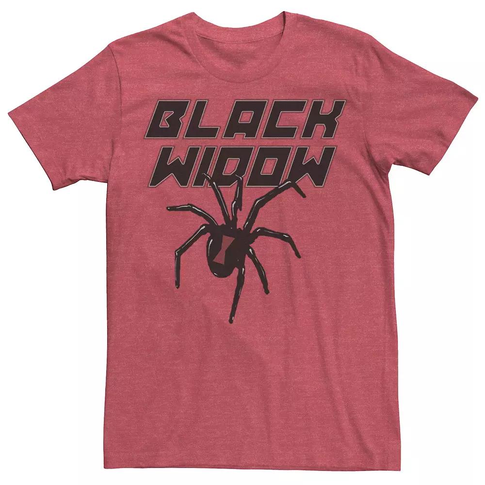Men's Black Widow Name Logo Graphic Tee,  Product Image