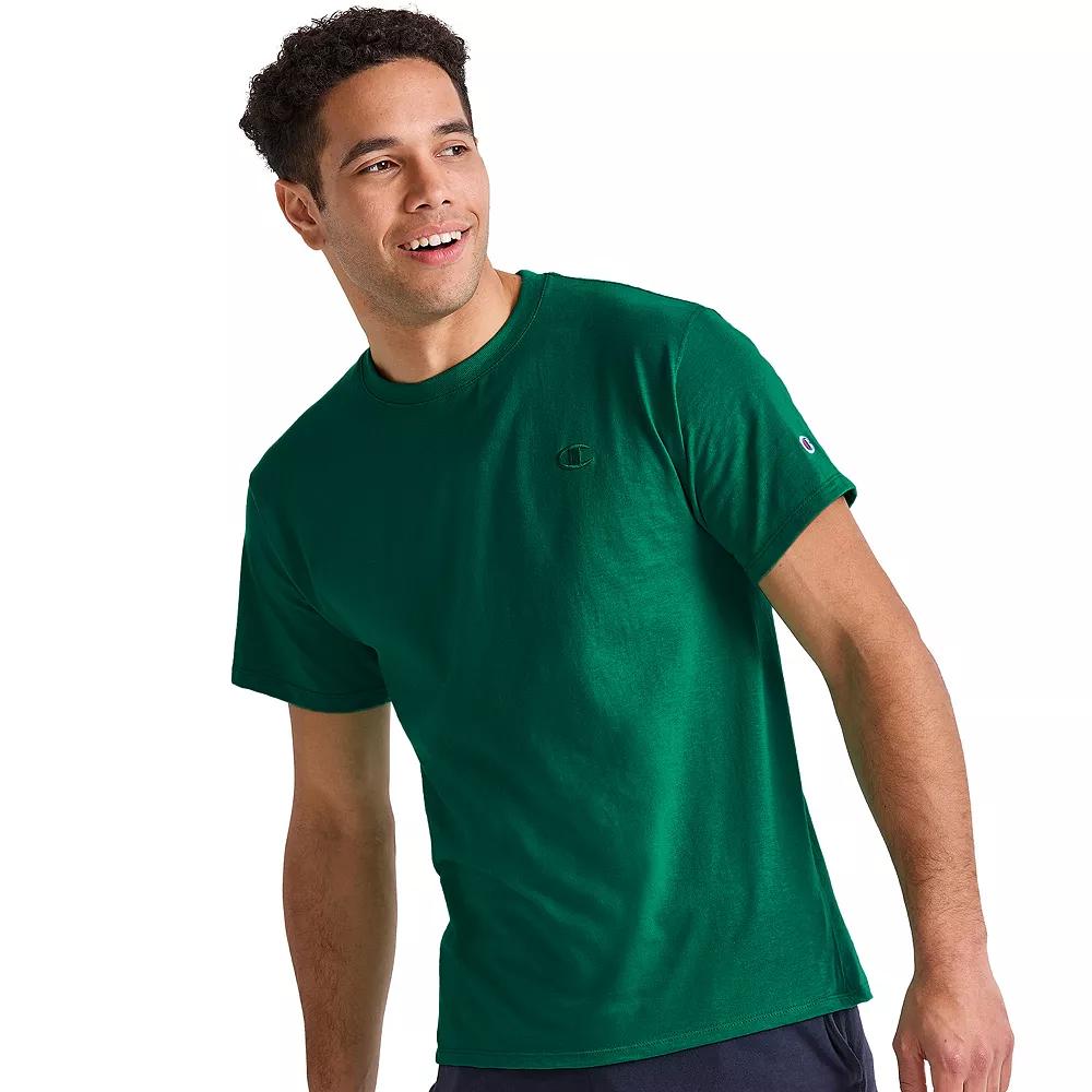 Men's Champion® Classic Jersey Tee, Size: Large, Night Garden Green Product Image