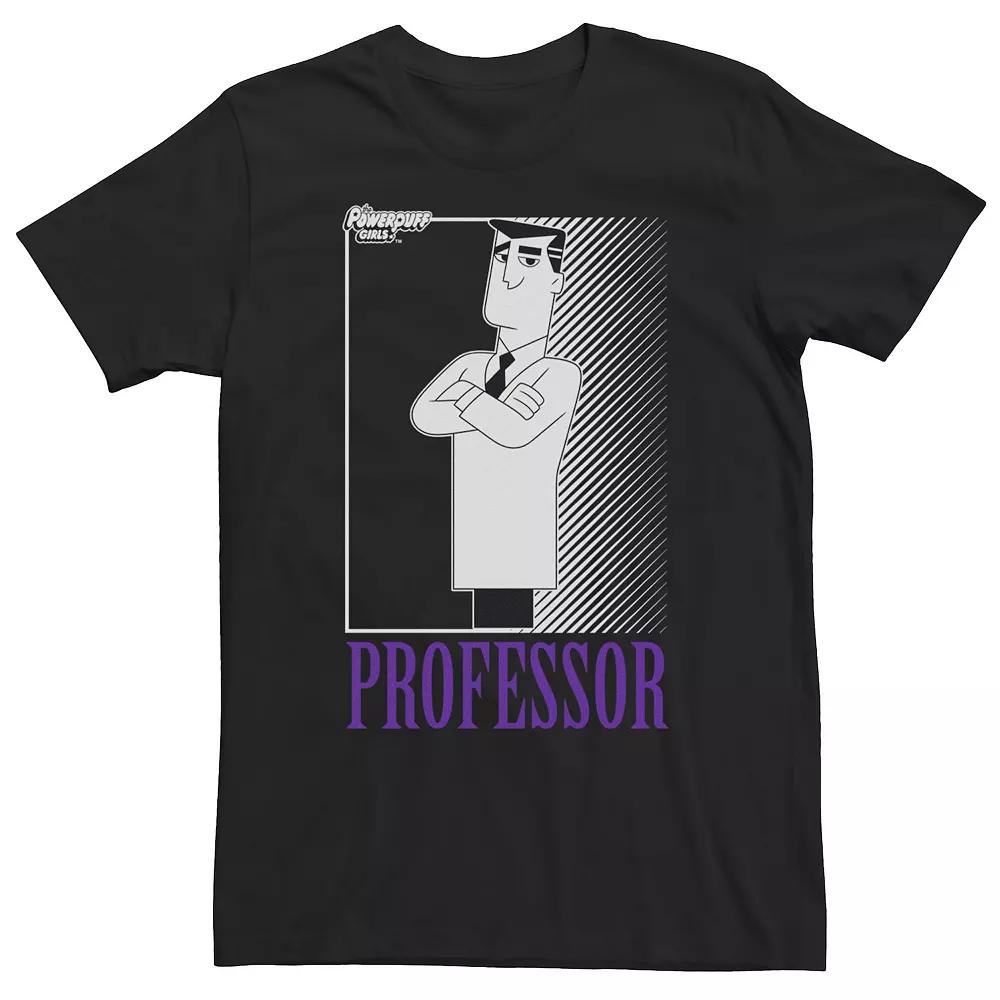 Big & Tall Cartoon Network The Powerpuff Girls Professor Portrait Tee, Men's,  Product Image