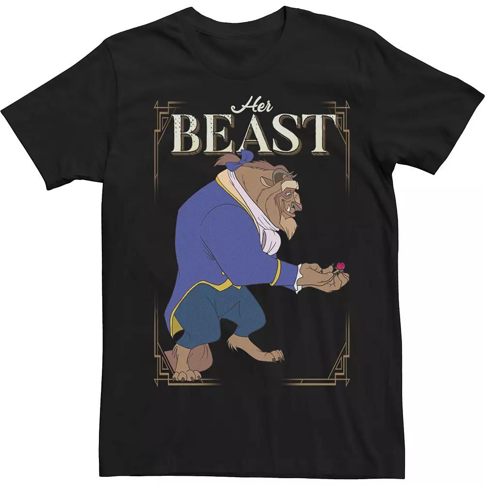 Disney's Beauty And The Beast Big & Tall Her Beast Couples Tee, Men's,  Product Image