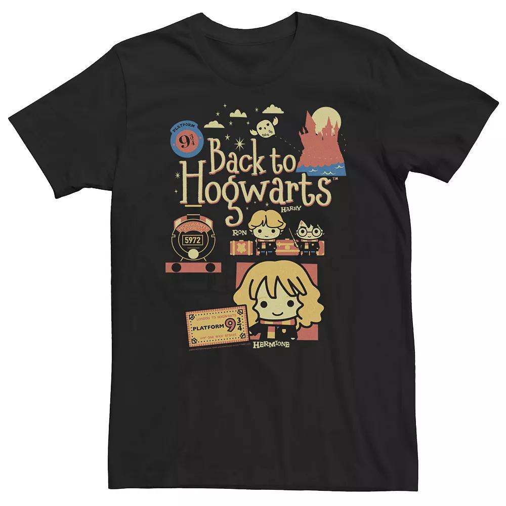 Big & Tall Harry Potter Chibi Back to Hogwarts Tee, Boy's,  Product Image