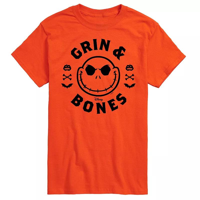 Disney's The Nightmare Before Christmas Men's Grin & Bones Graphic Tee,  Product Image