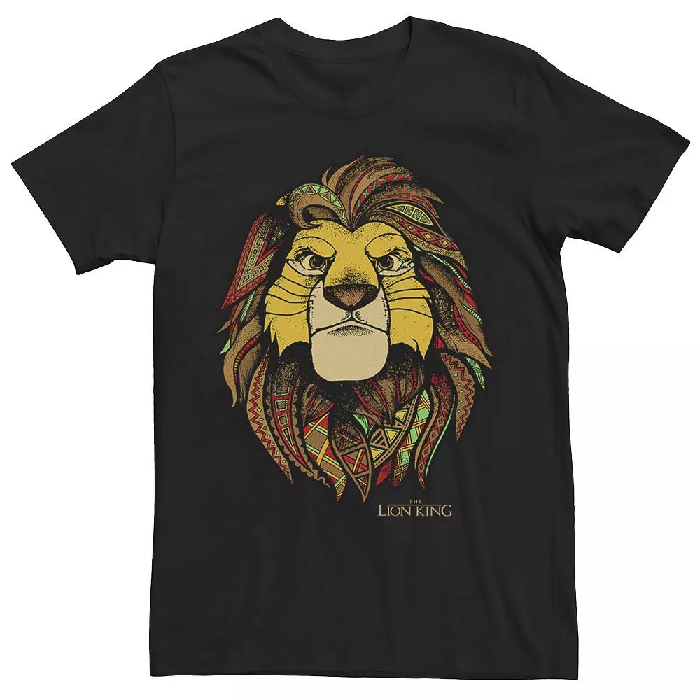 Disney's The Lion King Men's Geometric Colorful Simba Tee,  Product Image