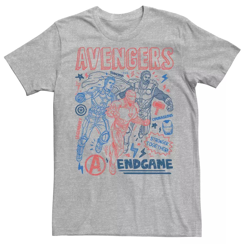 Men's Marvel Avengers Endgame Mightiest Line Art Tee,  Product Image