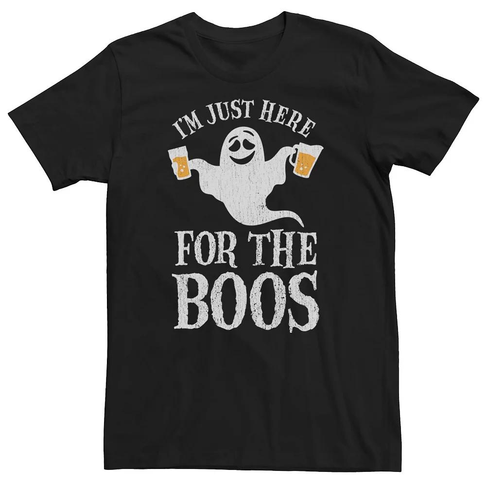 Men's Here For The Boos Ghost Tee,  Product Image