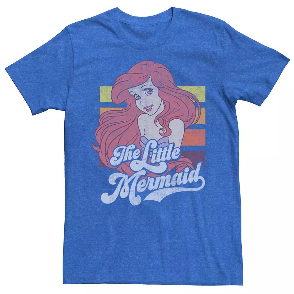 Disney's The Little Mermaid Men's Vintage Stripes Tee,  Product Image