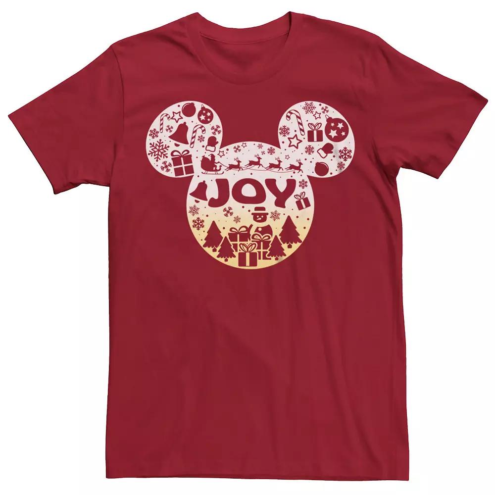 Disney's Mickey Mouse Men's Joy Icons Filled Head Tee,  Product Image