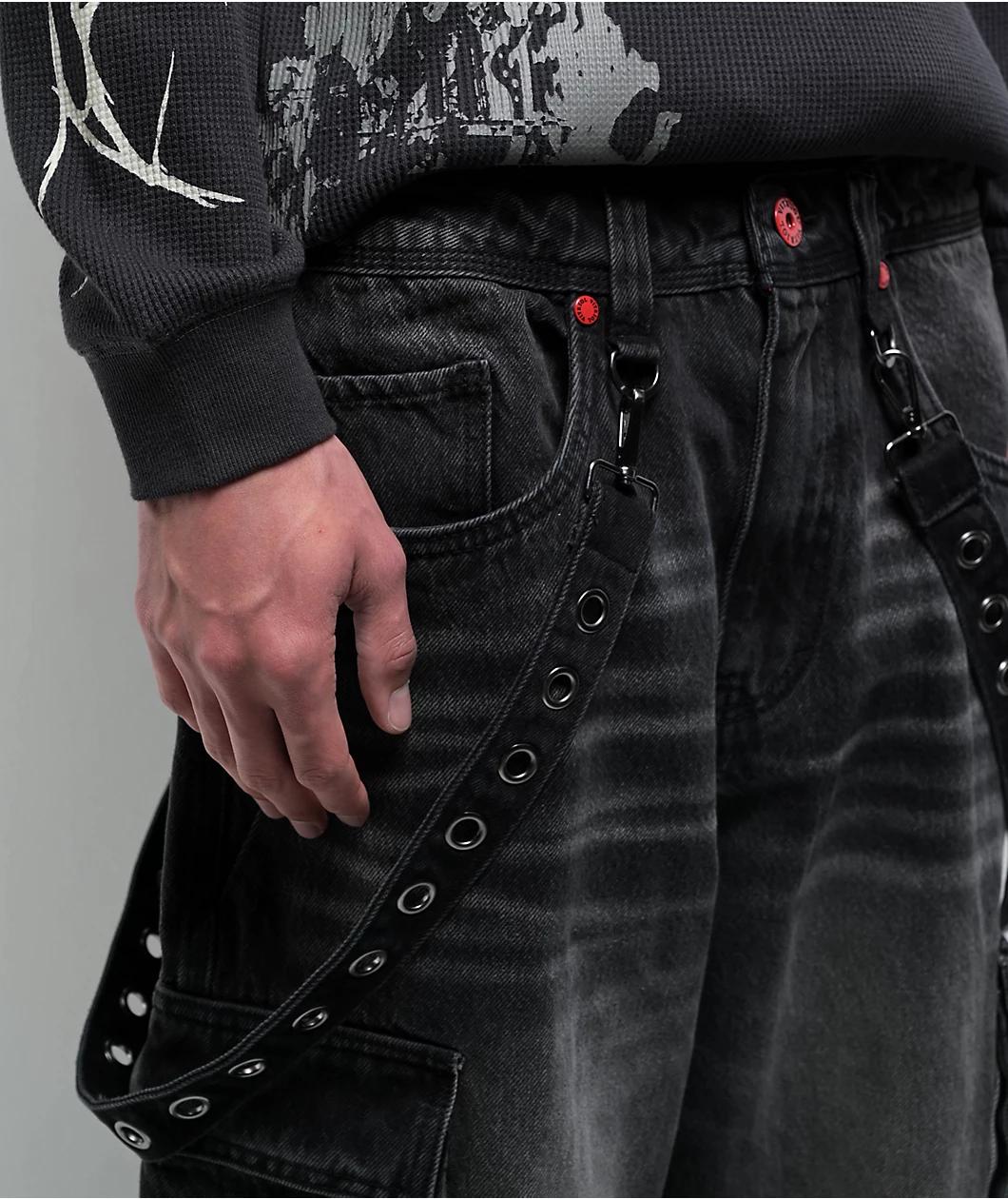 A.LAB Mega Rave Pixel Jeans Product Image