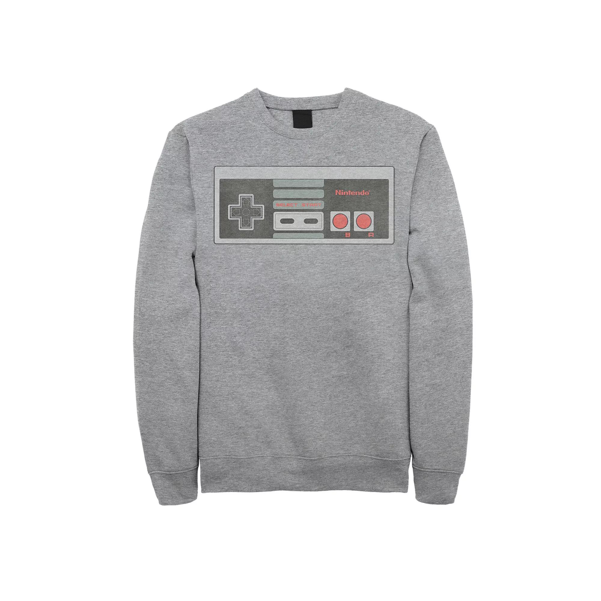 Men's Nintendo Retro NES Controller Sweatshirt, Size: XL, Kelly Product Image