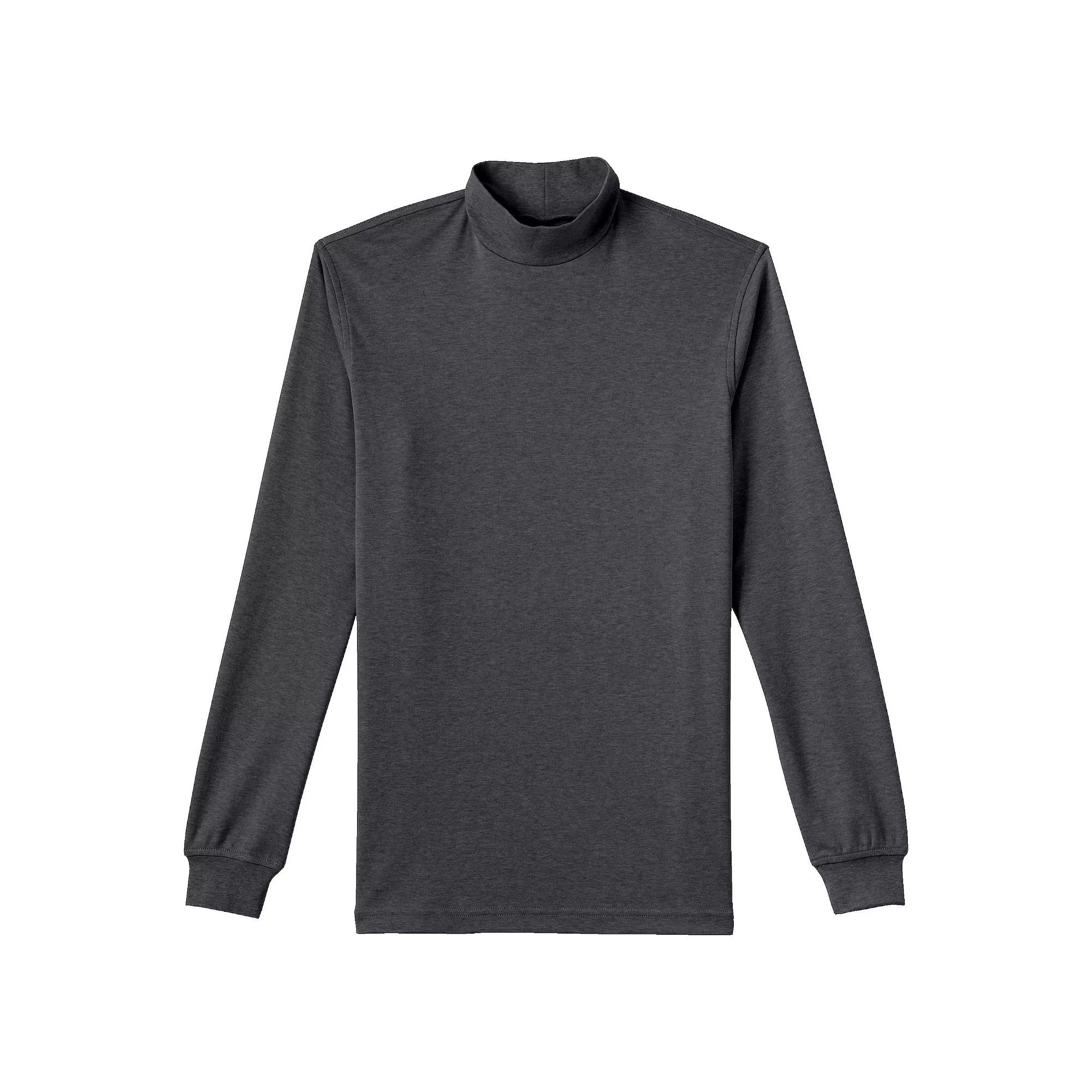 Lands' End Men's Super Soft Supima Mock Turtleneck,  Product Image