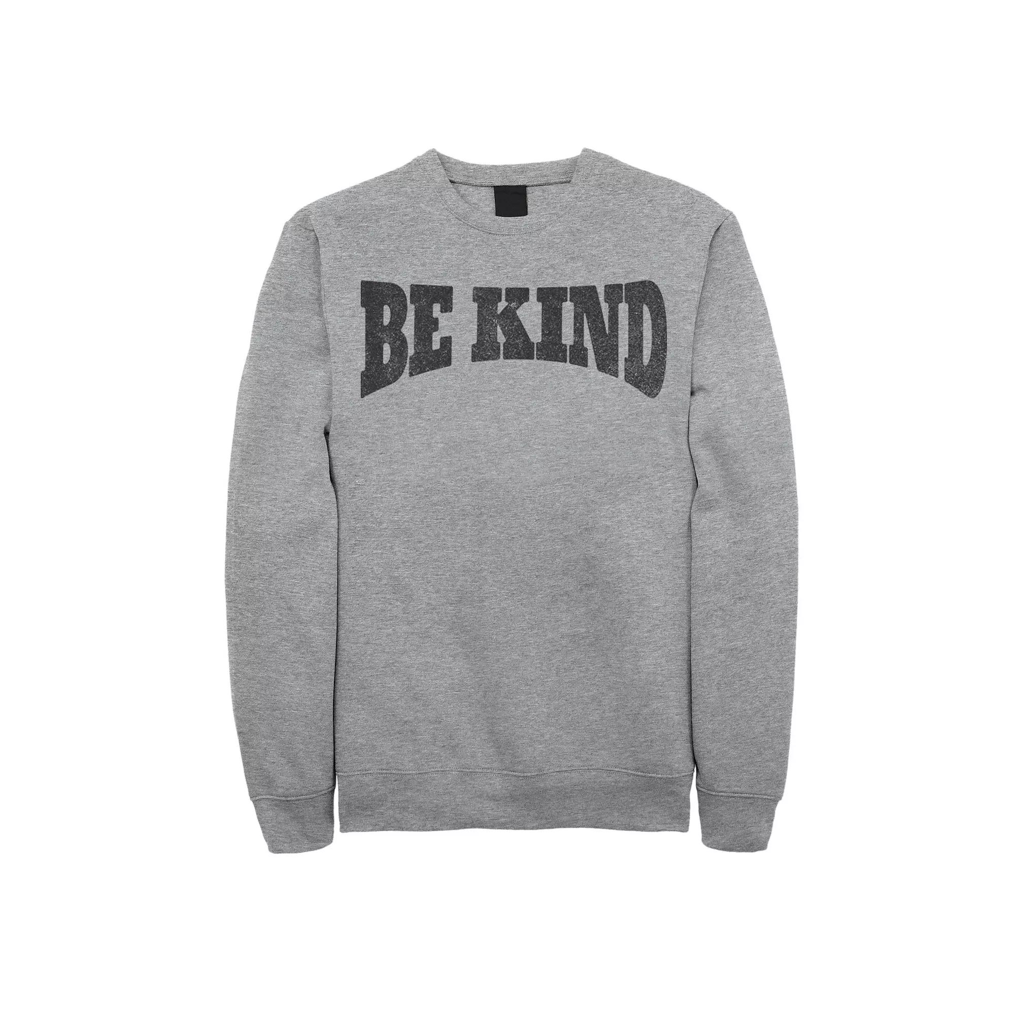 Mens Fifth Sun Be Kind Arched Sweatshirt Athletic Grey Product Image